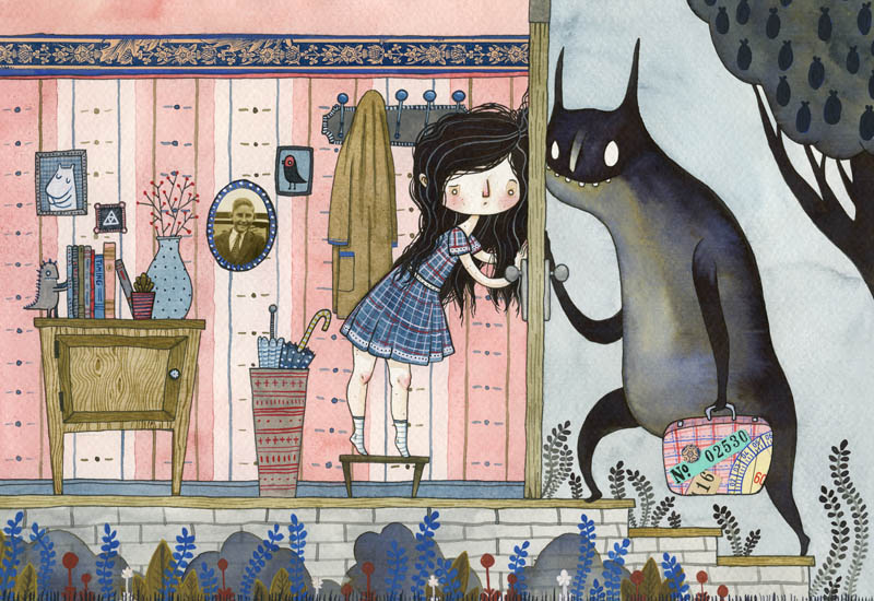 Unexpected Visitor - Illustration by Hannakin