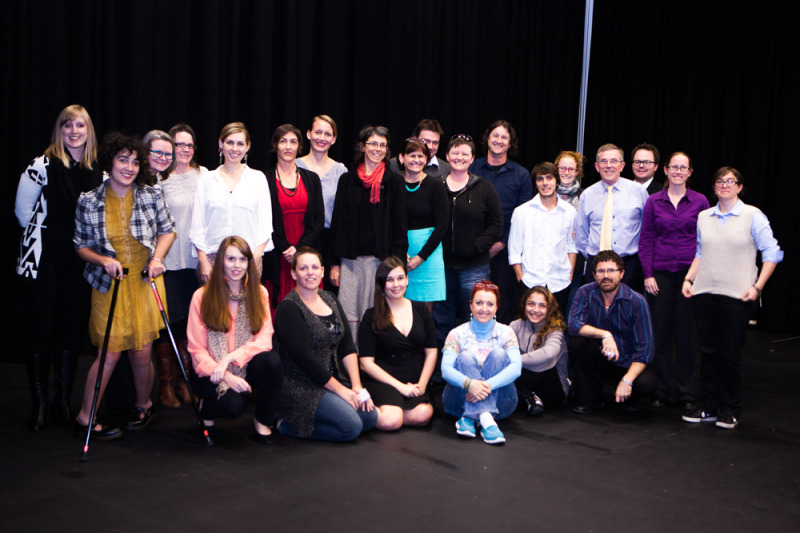 YAQ's QLD Youth Arts Advocacy Meeting with QLD Arts Minister, Ian Walker 2013. Image provided.