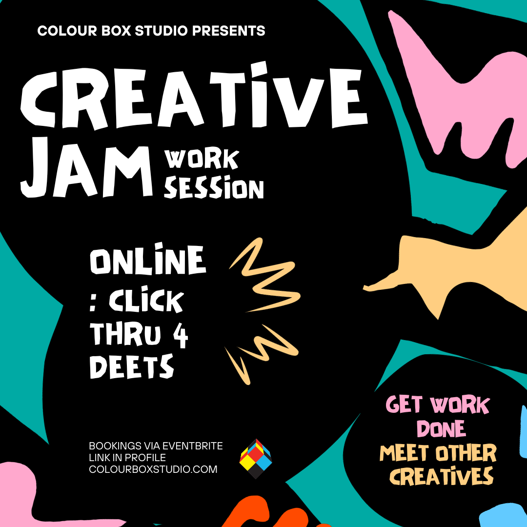 Creative Jam Get Work Done, Meet Other Creatives Colour Box Studio