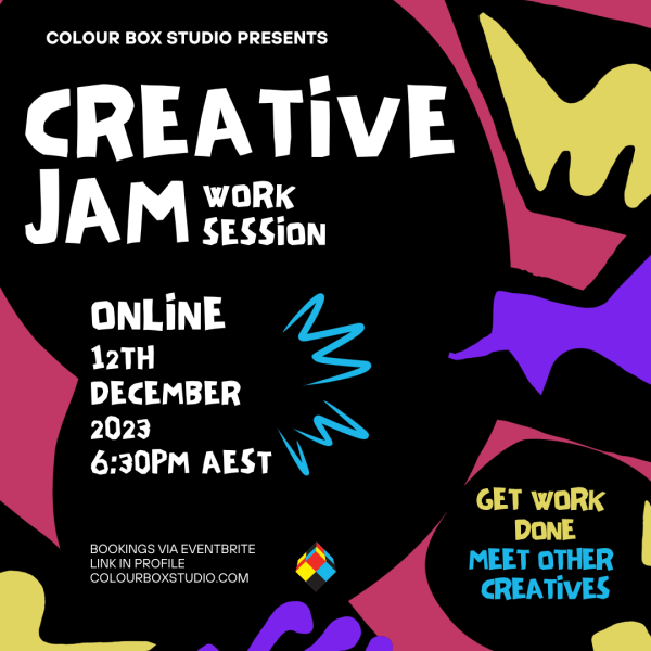 Colour Box Studio's Creative Jam - Online Work Session